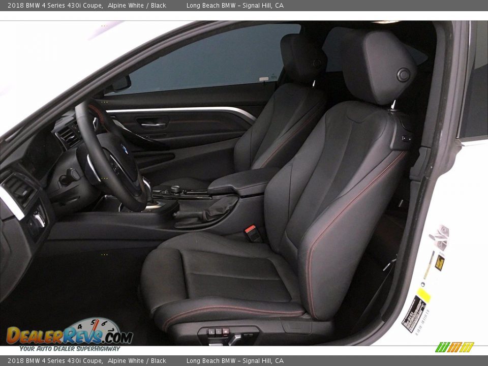 2018 BMW 4 Series 430i Coupe Alpine White / Black Photo #27