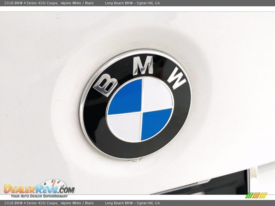 2018 BMW 4 Series 430i Coupe Alpine White / Black Photo #33