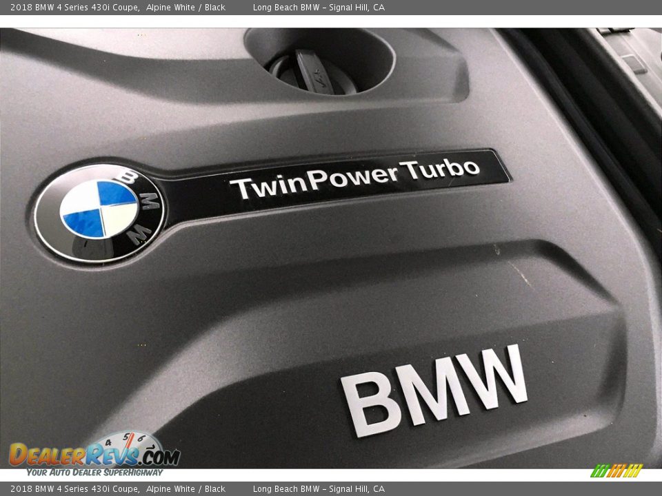 2018 BMW 4 Series 430i Coupe Alpine White / Black Photo #34