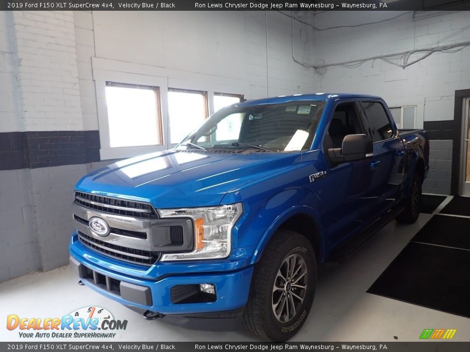 2019 Ford F150 XLT SuperCrew 4x4 Velocity Blue / Black Photo #1