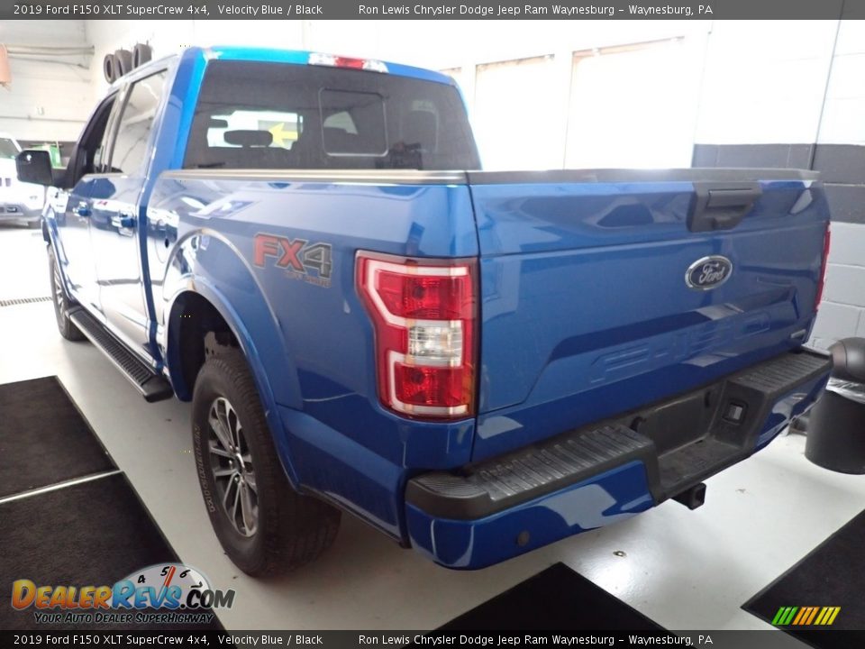 2019 Ford F150 XLT SuperCrew 4x4 Velocity Blue / Black Photo #4