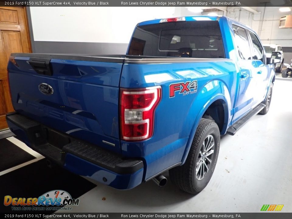 2019 Ford F150 XLT SuperCrew 4x4 Velocity Blue / Black Photo #5
