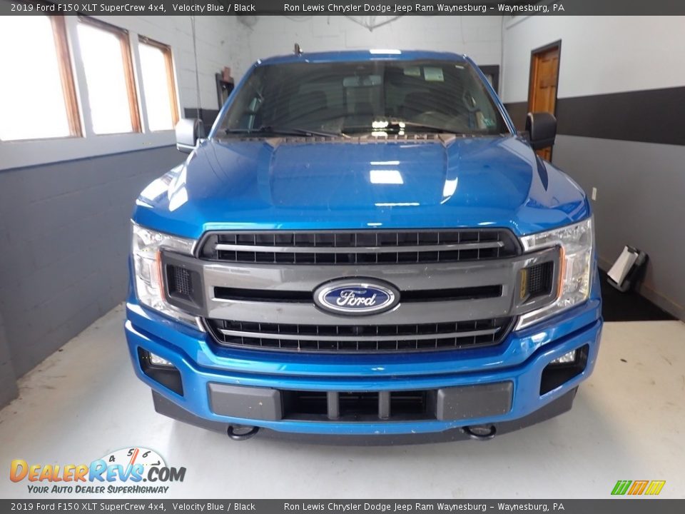 2019 Ford F150 XLT SuperCrew 4x4 Velocity Blue / Black Photo #7