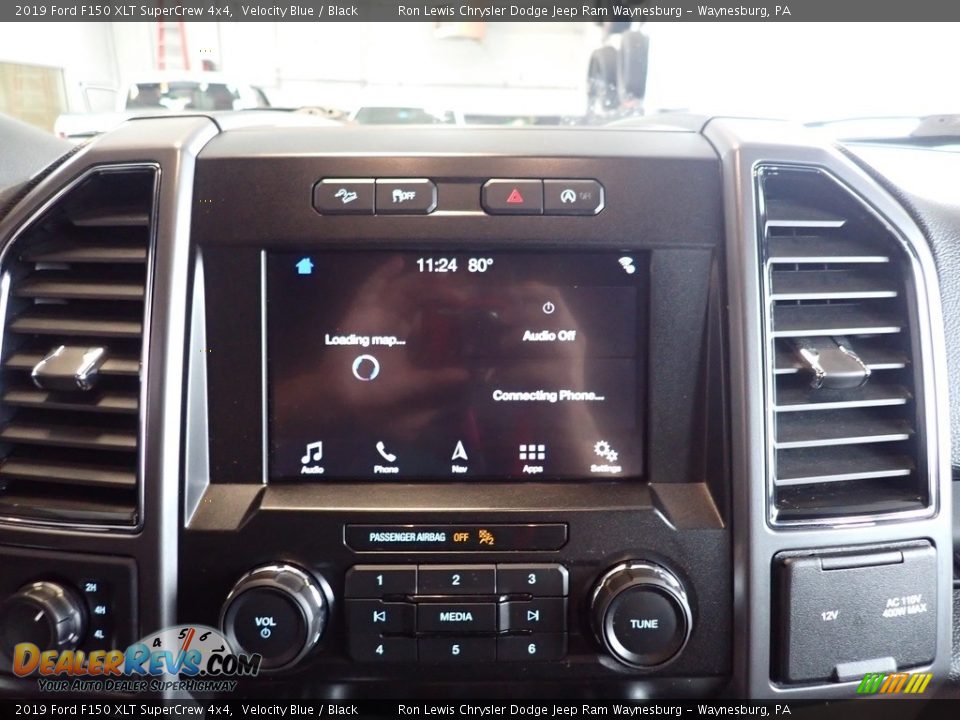 2019 Ford F150 XLT SuperCrew 4x4 Velocity Blue / Black Photo #17