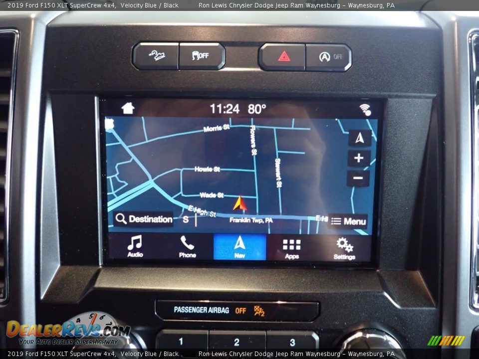 2019 Ford F150 XLT SuperCrew 4x4 Velocity Blue / Black Photo #18