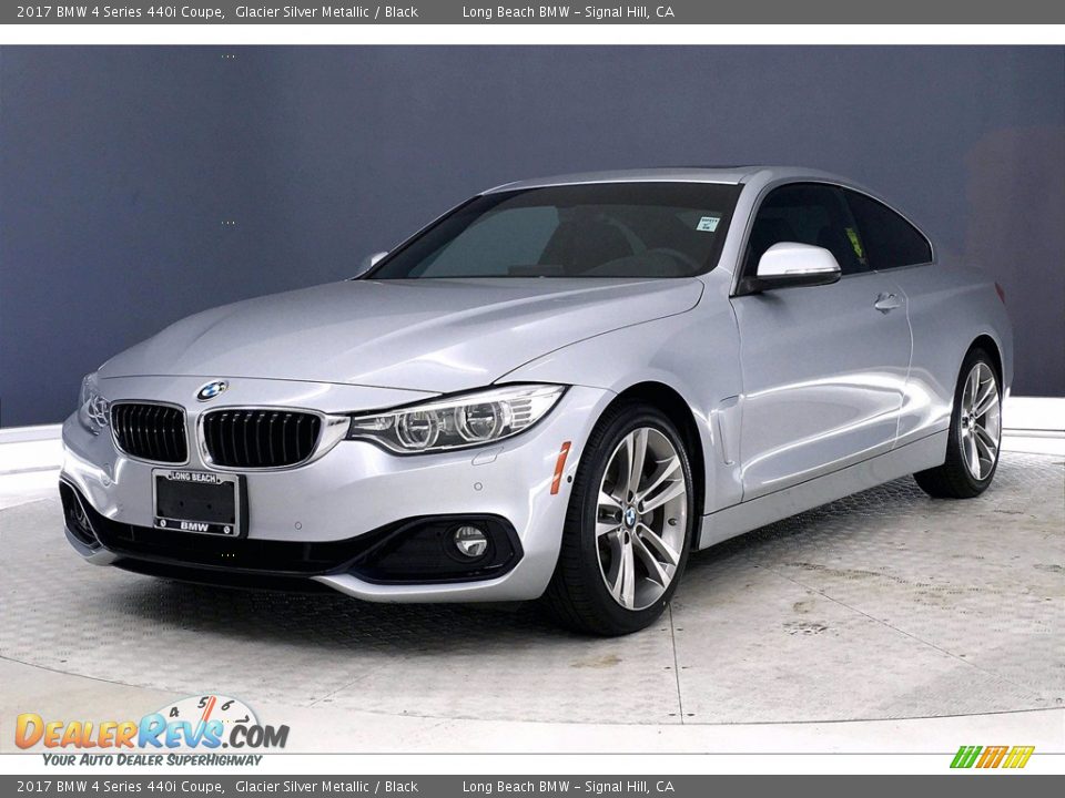 Glacier Silver Metallic 2017 BMW 4 Series 440i Coupe Photo #12