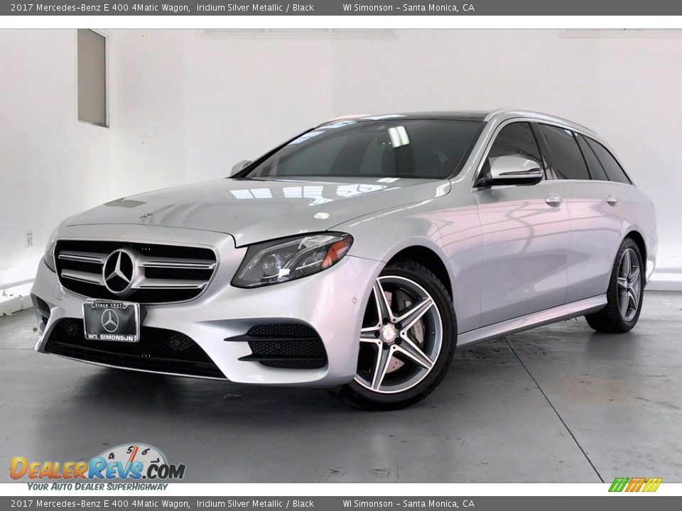 2017 Mercedes-Benz E 400 4Matic Wagon Iridium Silver Metallic / Black Photo #12