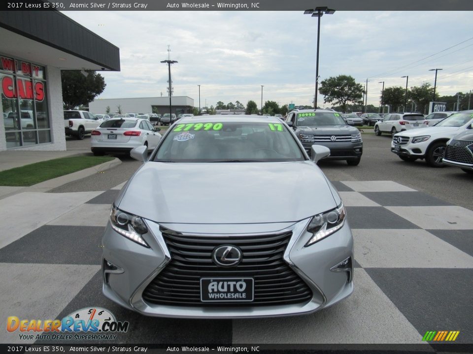 2017 Lexus ES 350 Atomic Silver / Stratus Gray Photo #2