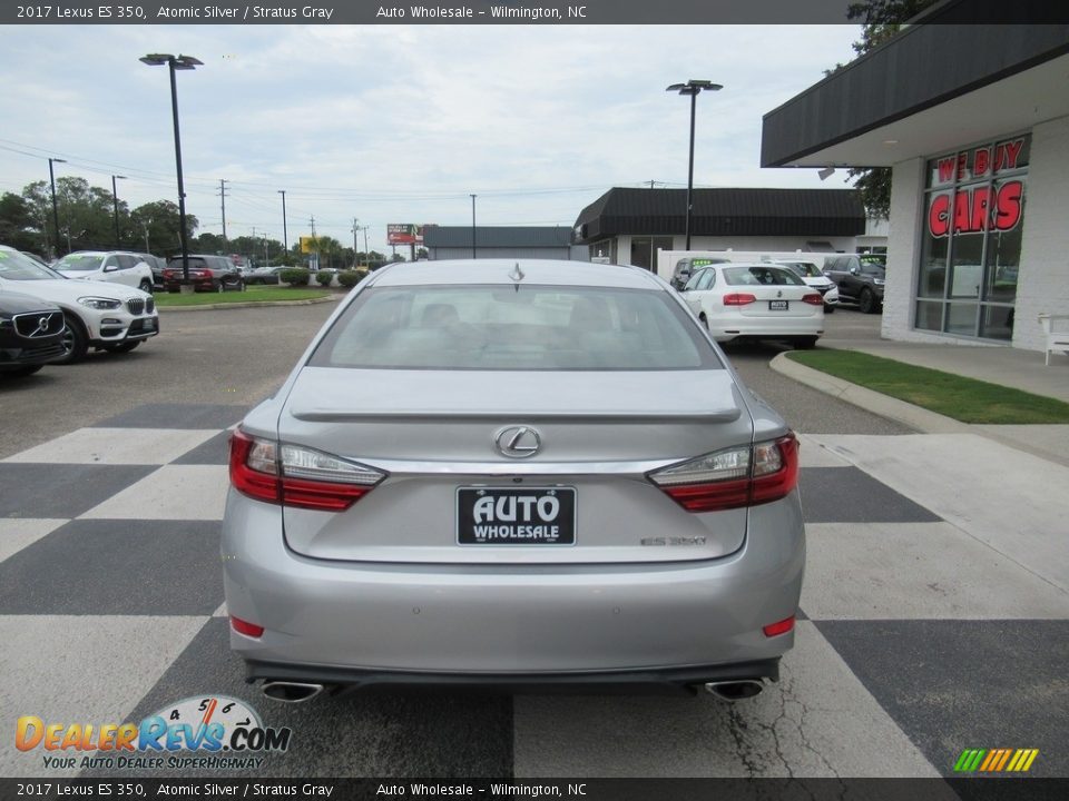 2017 Lexus ES 350 Atomic Silver / Stratus Gray Photo #4