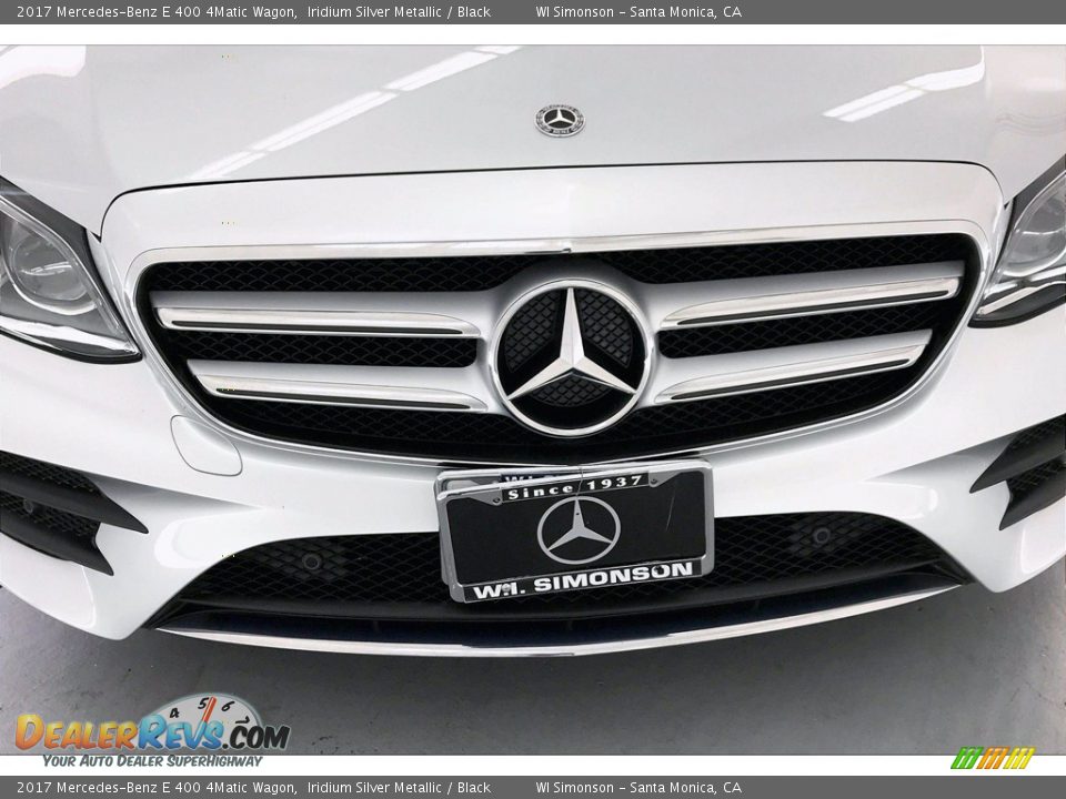 2017 Mercedes-Benz E 400 4Matic Wagon Iridium Silver Metallic / Black Photo #33