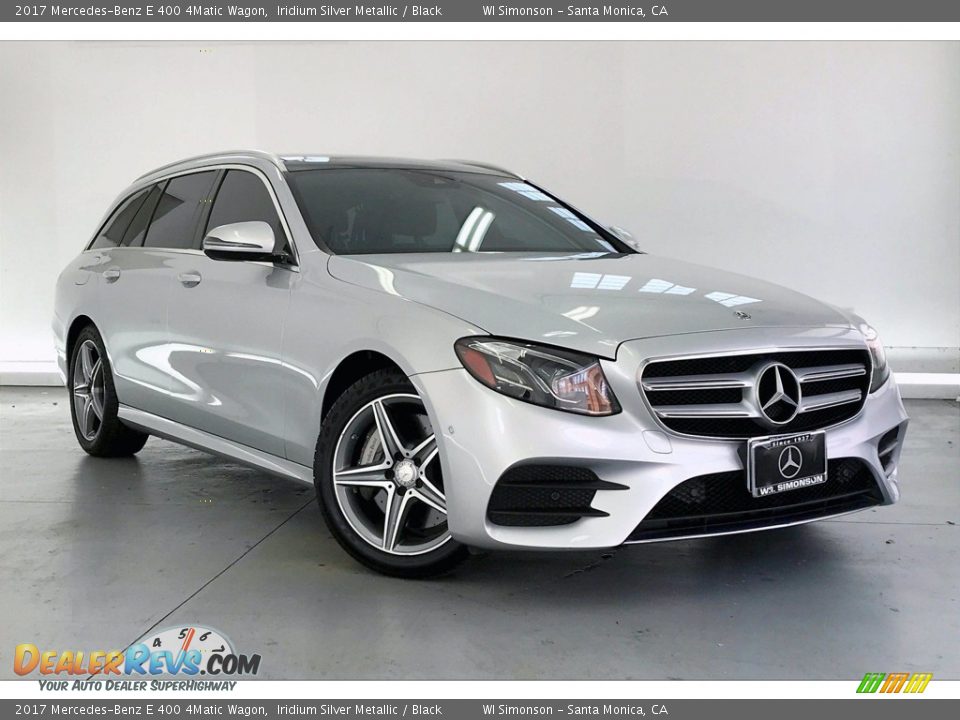 2017 Mercedes-Benz E 400 4Matic Wagon Iridium Silver Metallic / Black Photo #34