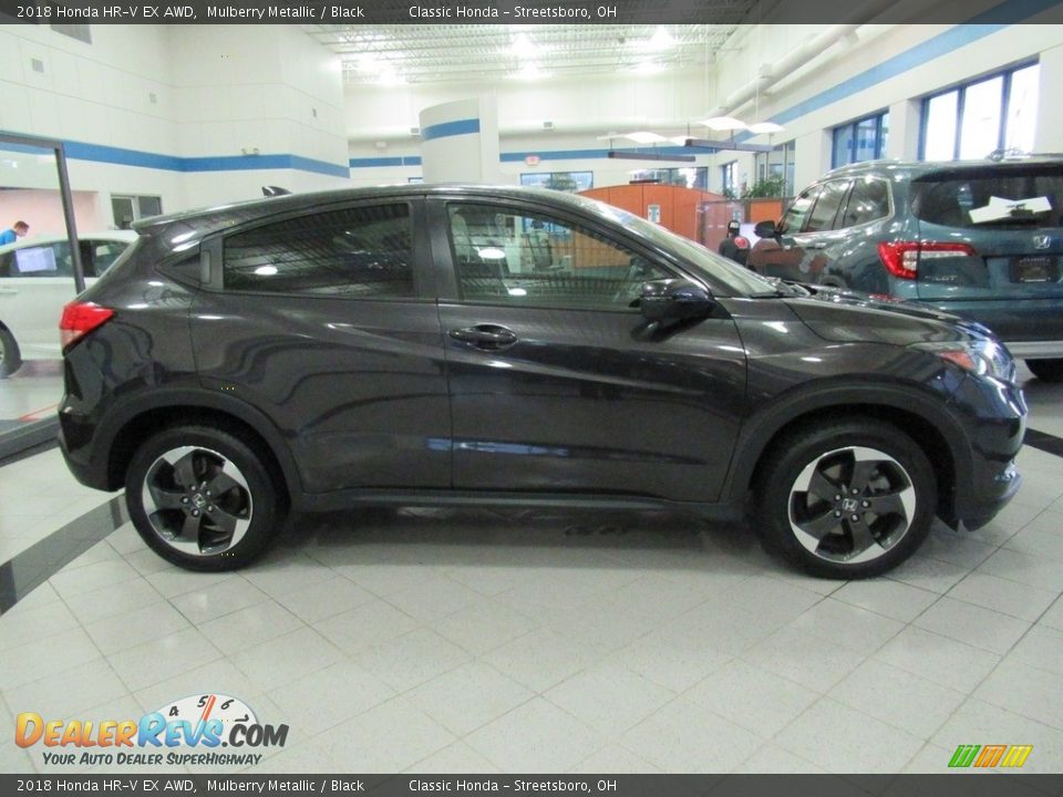 2018 Honda HR-V EX AWD Mulberry Metallic / Black Photo #4