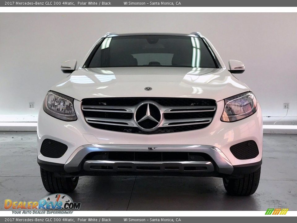 2017 Mercedes-Benz GLC 300 4Matic Polar White / Black Photo #2