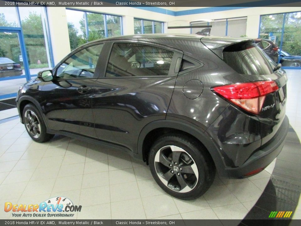 2018 Honda HR-V EX AWD Mulberry Metallic / Black Photo #7