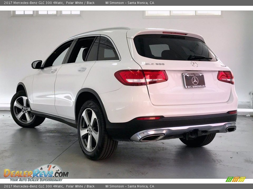 2017 Mercedes-Benz GLC 300 4Matic Polar White / Black Photo #10