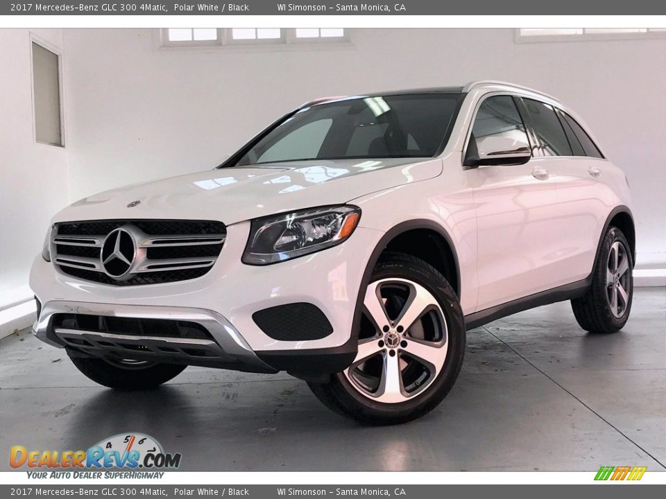 2017 Mercedes-Benz GLC 300 4Matic Polar White / Black Photo #12