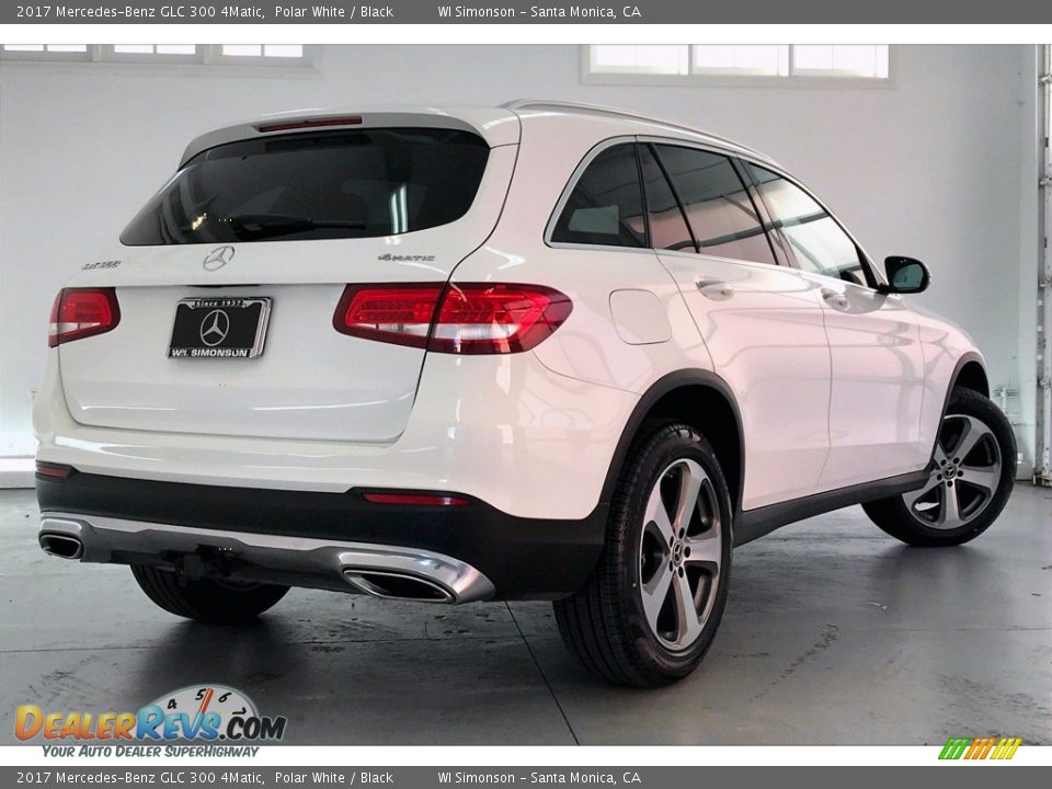 2017 Mercedes-Benz GLC 300 4Matic Polar White / Black Photo #16