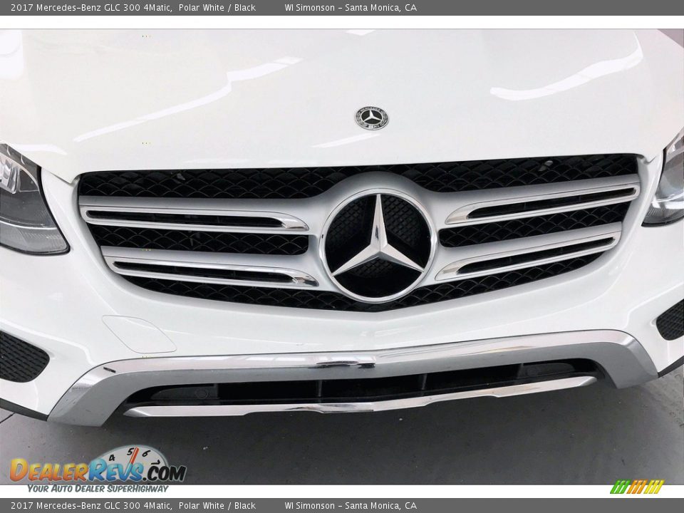 2017 Mercedes-Benz GLC 300 4Matic Polar White / Black Photo #33
