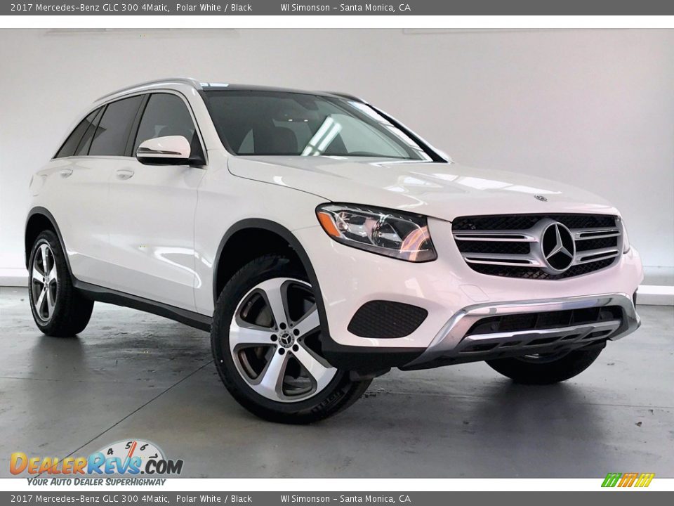 2017 Mercedes-Benz GLC 300 4Matic Polar White / Black Photo #34