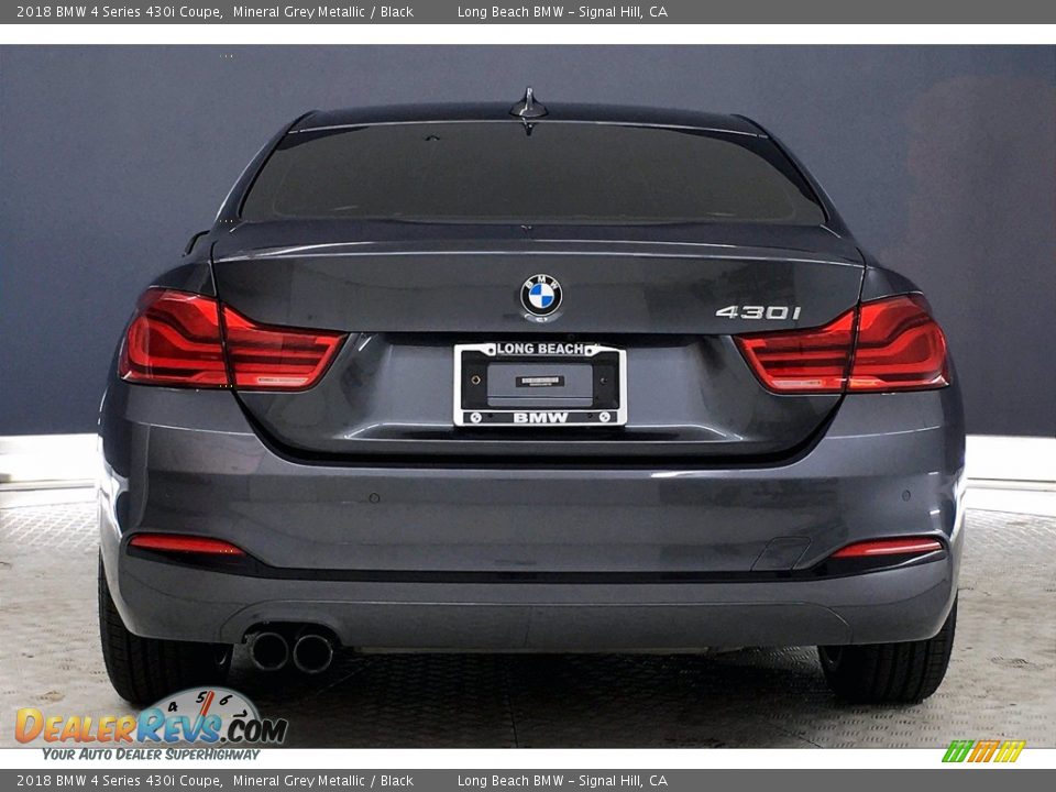 2018 BMW 4 Series 430i Coupe Mineral Grey Metallic / Black Photo #3