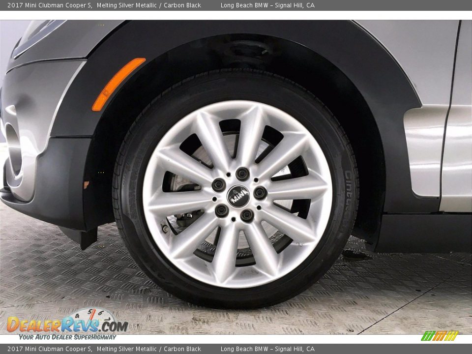 2017 Mini Clubman Cooper S Melting Silver Metallic / Carbon Black Photo #8