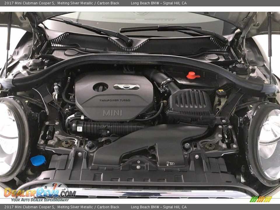 2017 Mini Clubman Cooper S Melting Silver Metallic / Carbon Black Photo #9