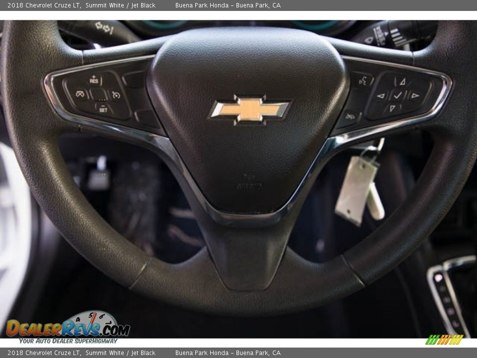 2018 Chevrolet Cruze LT Summit White / Jet Black Photo #15