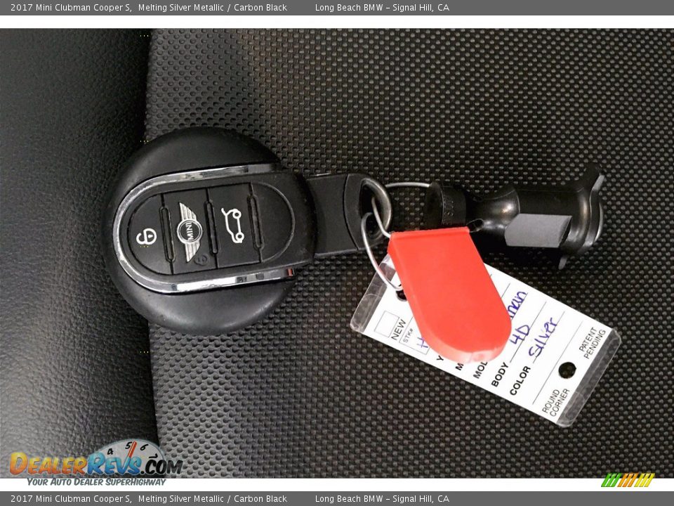 2017 Mini Clubman Cooper S Melting Silver Metallic / Carbon Black Photo #11
