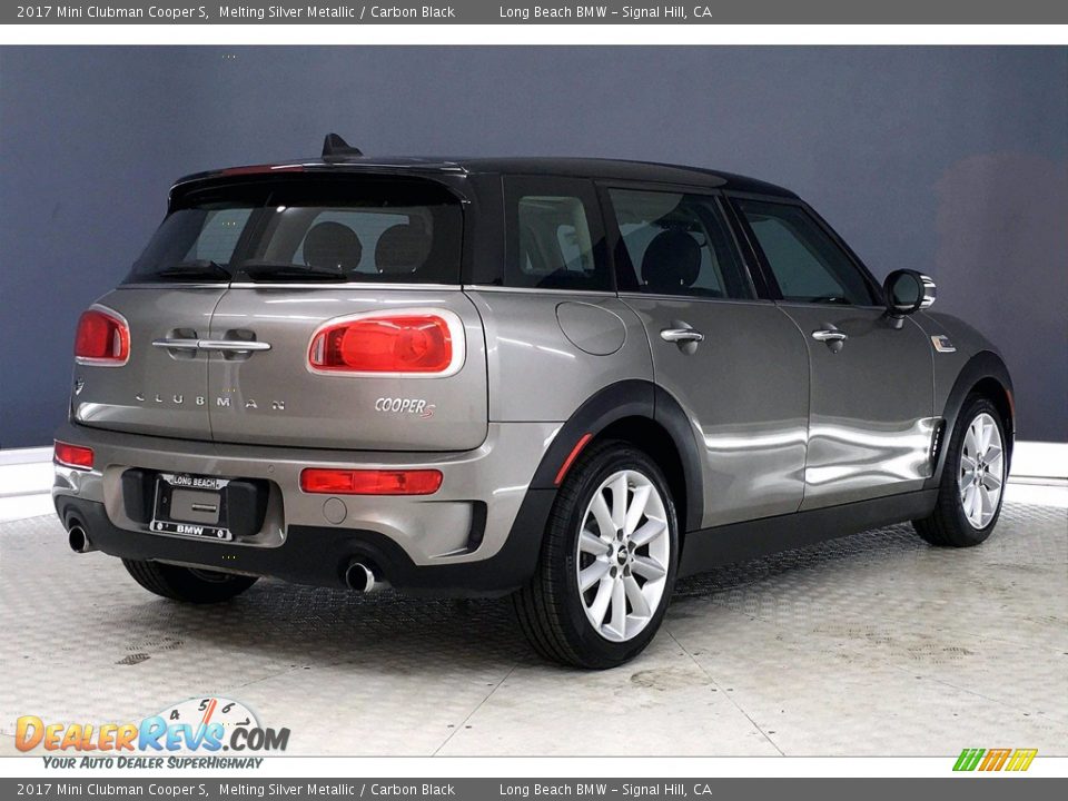 2017 Mini Clubman Cooper S Melting Silver Metallic / Carbon Black Photo #13
