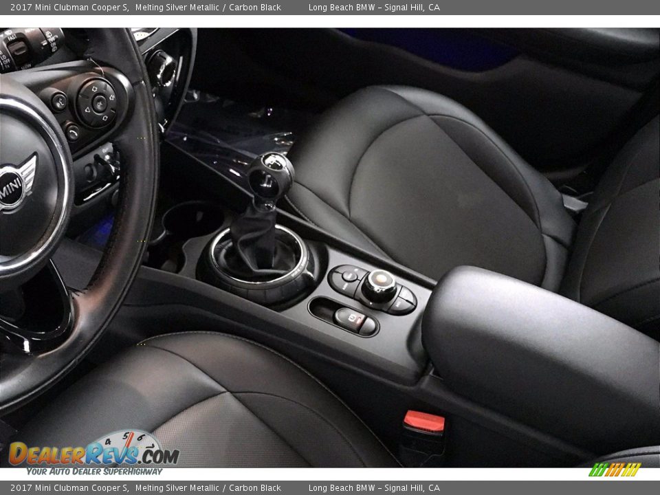 2017 Mini Clubman Cooper S Melting Silver Metallic / Carbon Black Photo #16