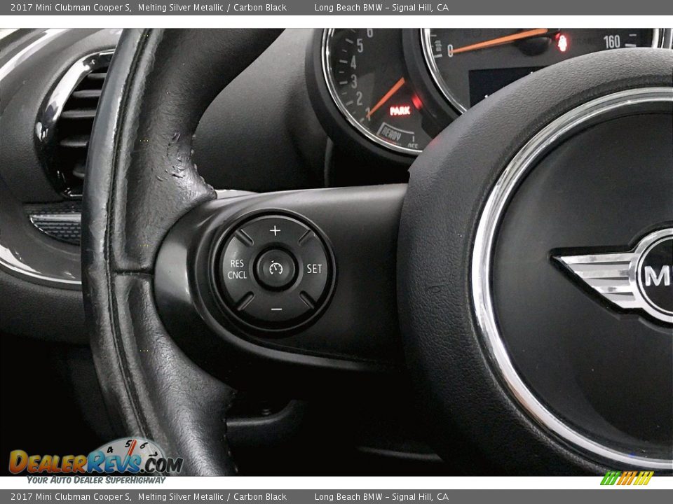 2017 Mini Clubman Cooper S Melting Silver Metallic / Carbon Black Photo #18