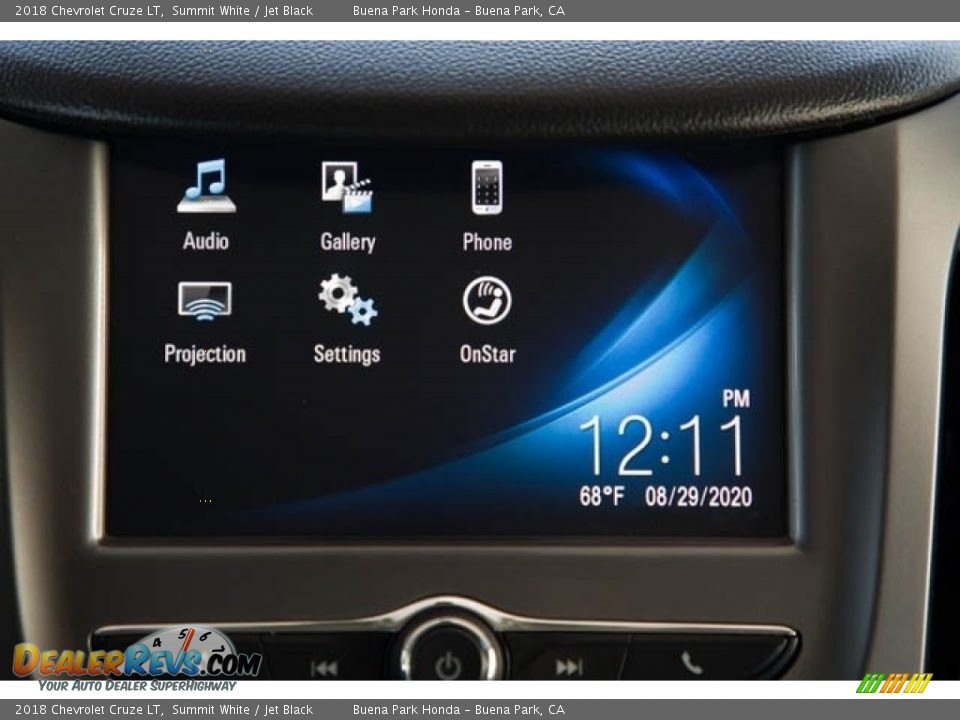 2018 Chevrolet Cruze LT Summit White / Jet Black Photo #26