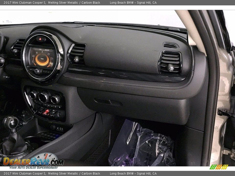 2017 Mini Clubman Cooper S Melting Silver Metallic / Carbon Black Photo #22