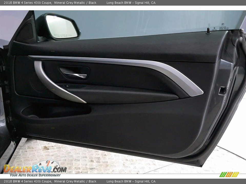 2018 BMW 4 Series 430i Coupe Mineral Grey Metallic / Black Photo #24