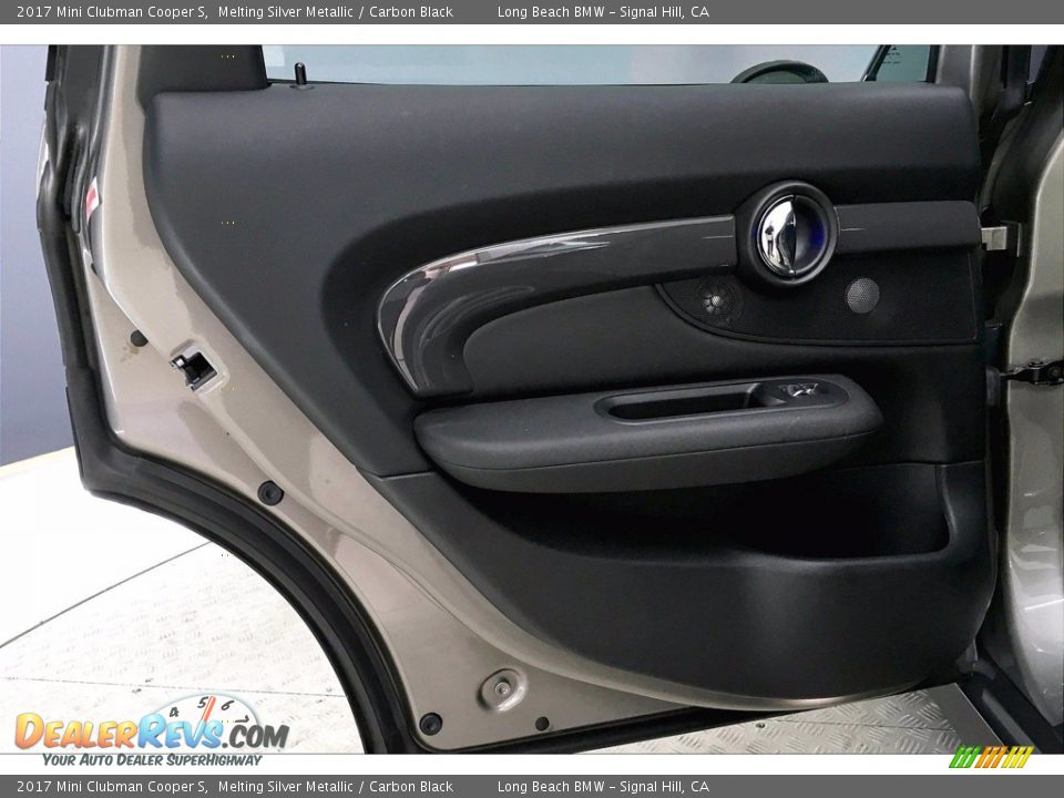2017 Mini Clubman Cooper S Melting Silver Metallic / Carbon Black Photo #25