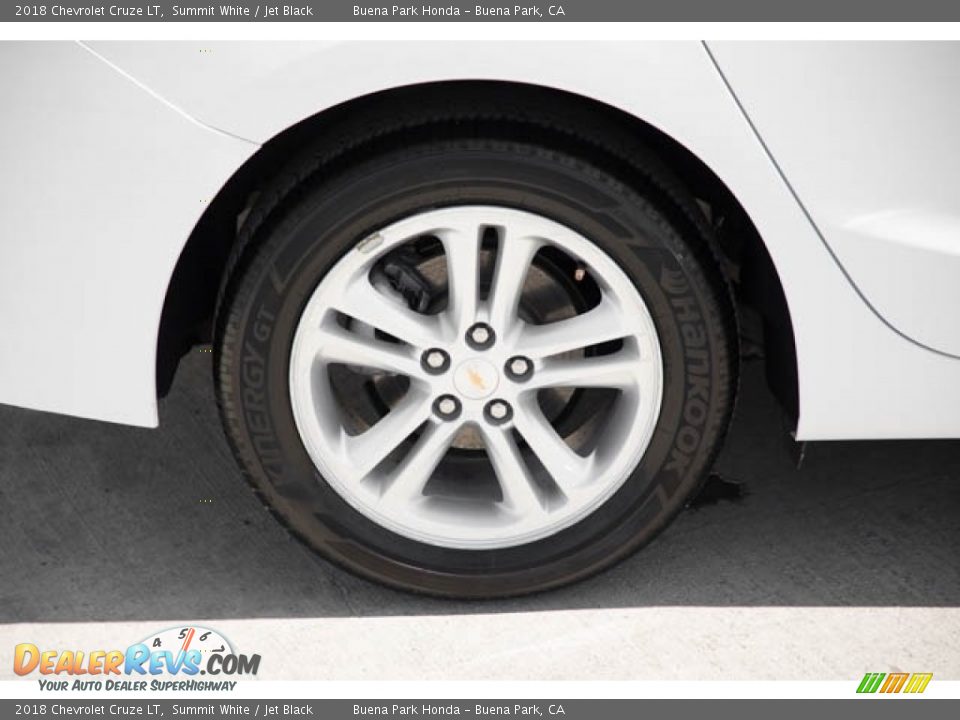 2018 Chevrolet Cruze LT Summit White / Jet Black Photo #35