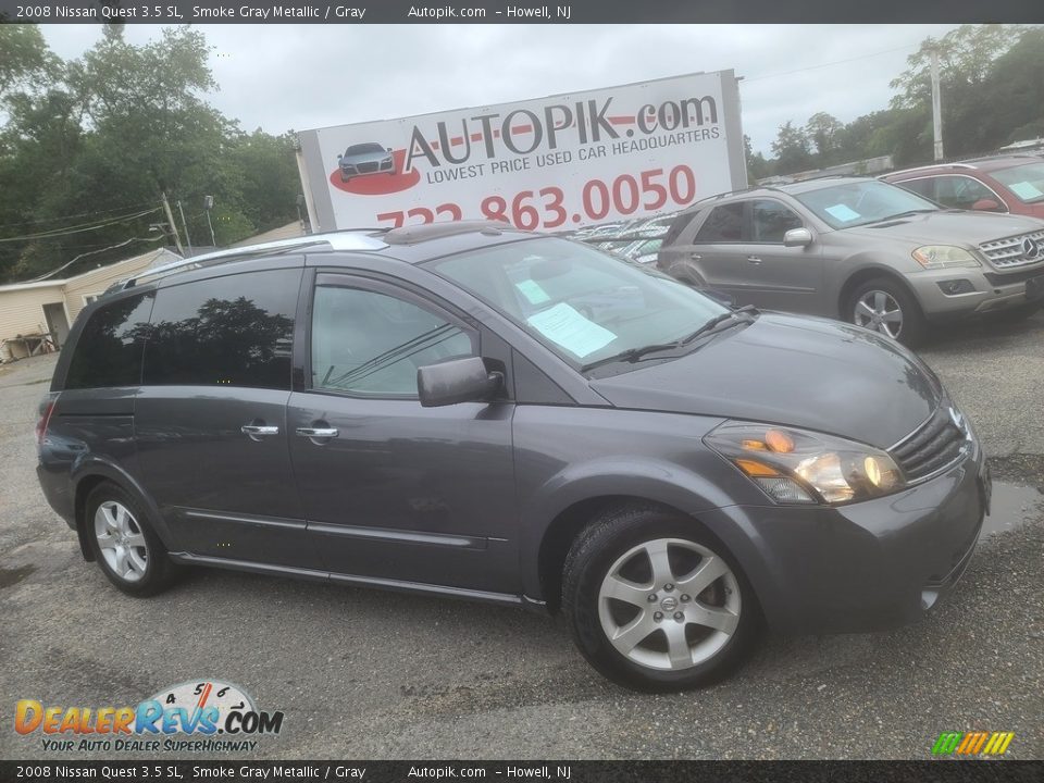 2008 Nissan Quest 3.5 SL Smoke Gray Metallic / Gray Photo #1