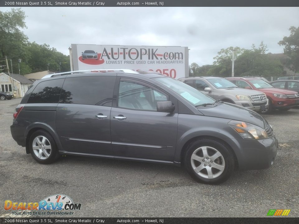 2008 Nissan Quest 3.5 SL Smoke Gray Metallic / Gray Photo #2