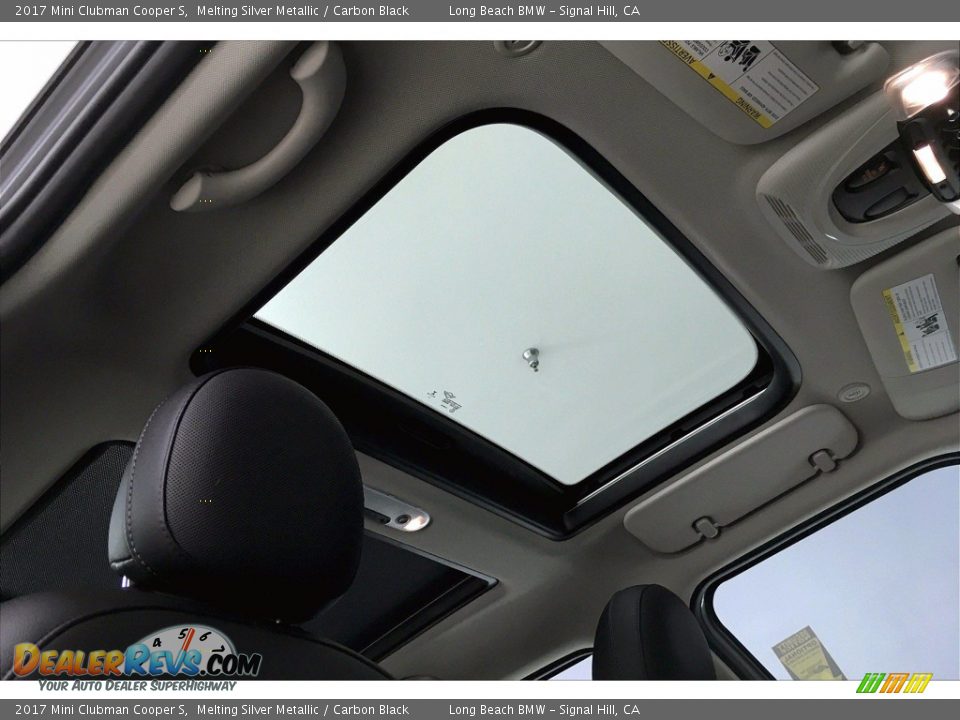 2017 Mini Clubman Cooper S Melting Silver Metallic / Carbon Black Photo #31