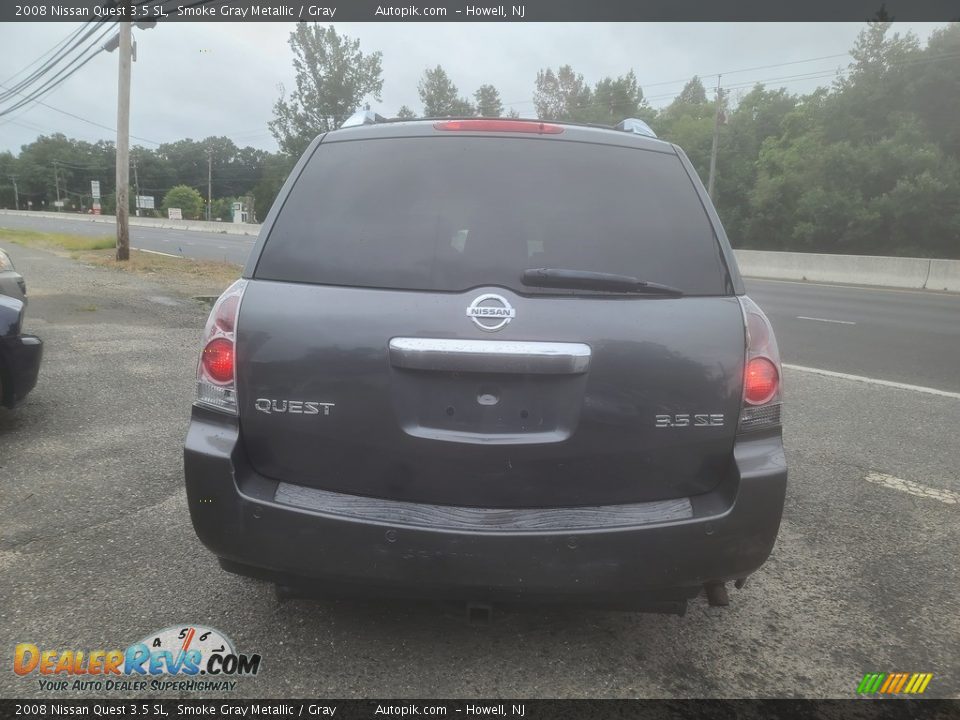 2008 Nissan Quest 3.5 SL Smoke Gray Metallic / Gray Photo #4