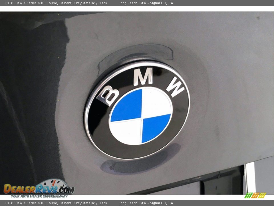 2018 BMW 4 Series 430i Coupe Mineral Grey Metallic / Black Photo #33