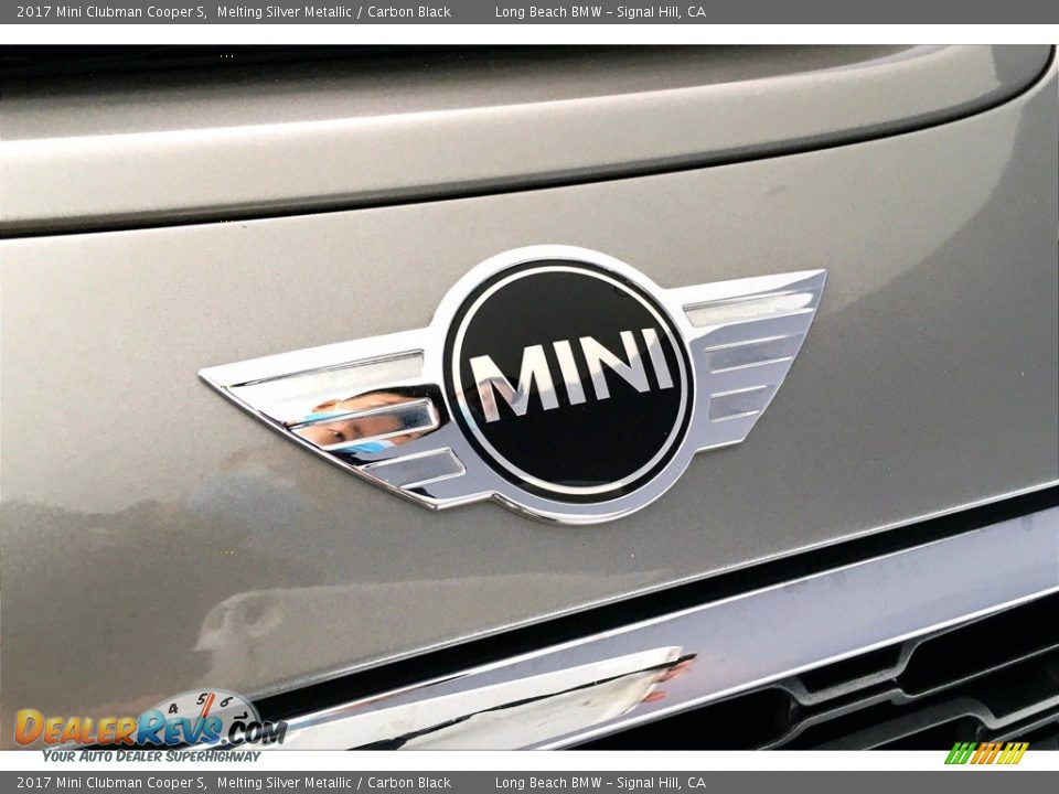 2017 Mini Clubman Cooper S Melting Silver Metallic / Carbon Black Photo #33