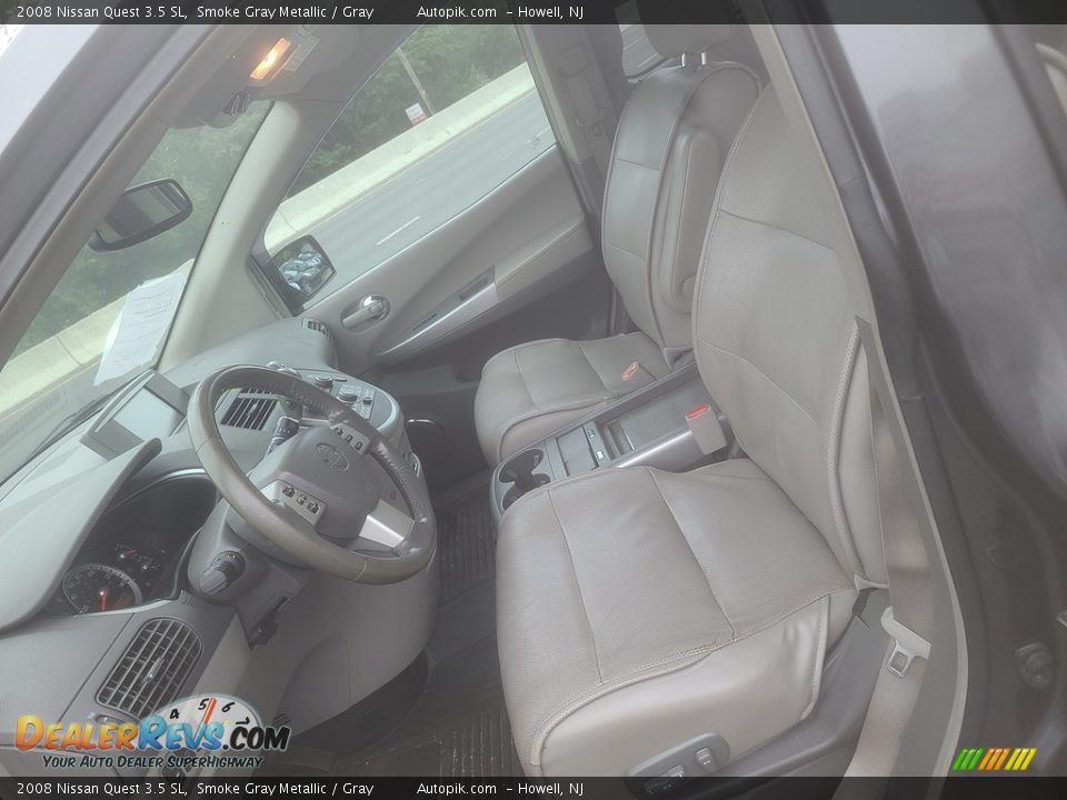 2008 Nissan Quest 3.5 SL Smoke Gray Metallic / Gray Photo #8