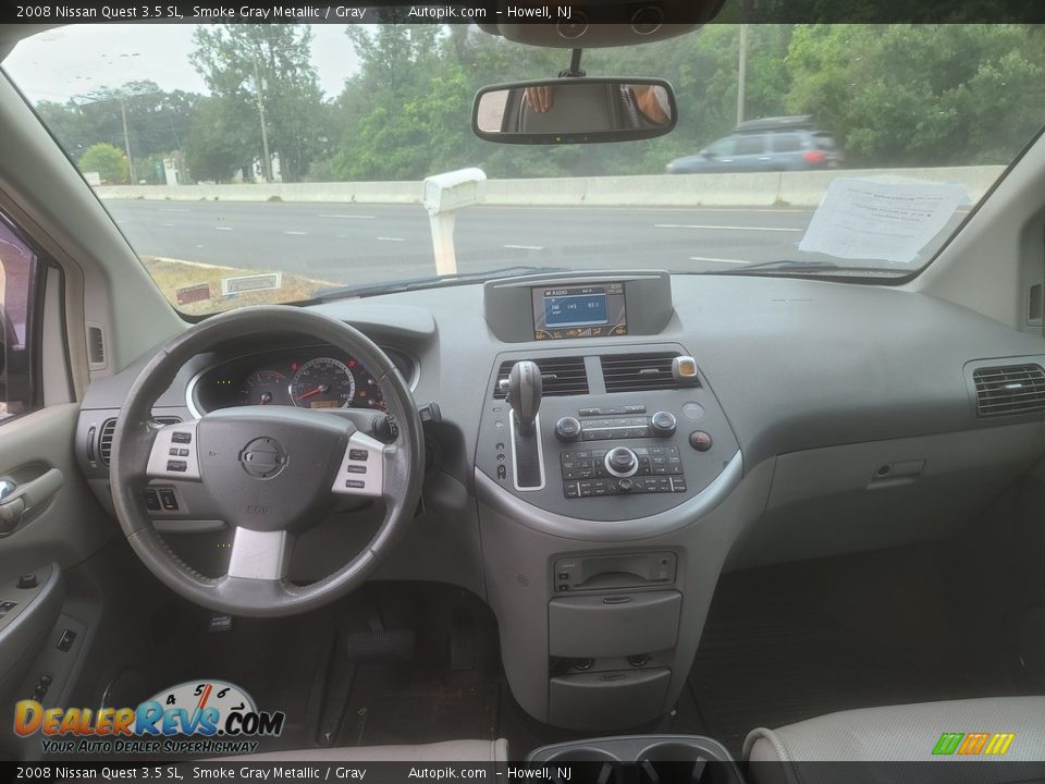 2008 Nissan Quest 3.5 SL Smoke Gray Metallic / Gray Photo #10