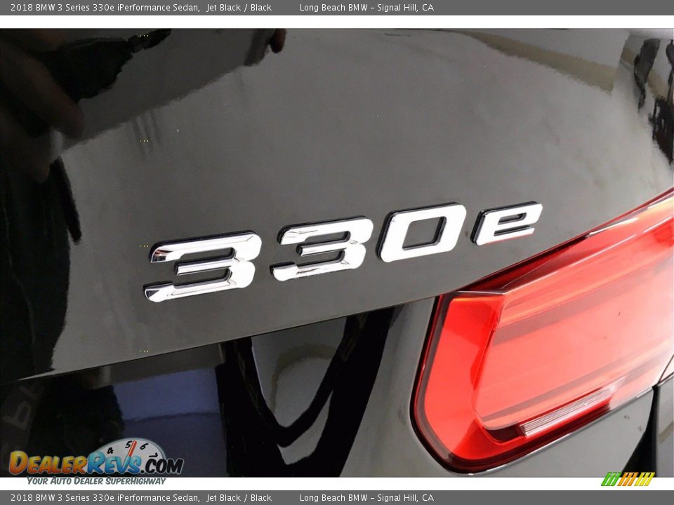 2018 BMW 3 Series 330e iPerformance Sedan Jet Black / Black Photo #7