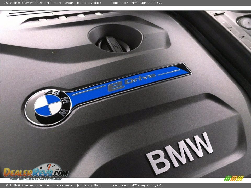 2018 BMW 3 Series 330e iPerformance Sedan Jet Black / Black Photo #34