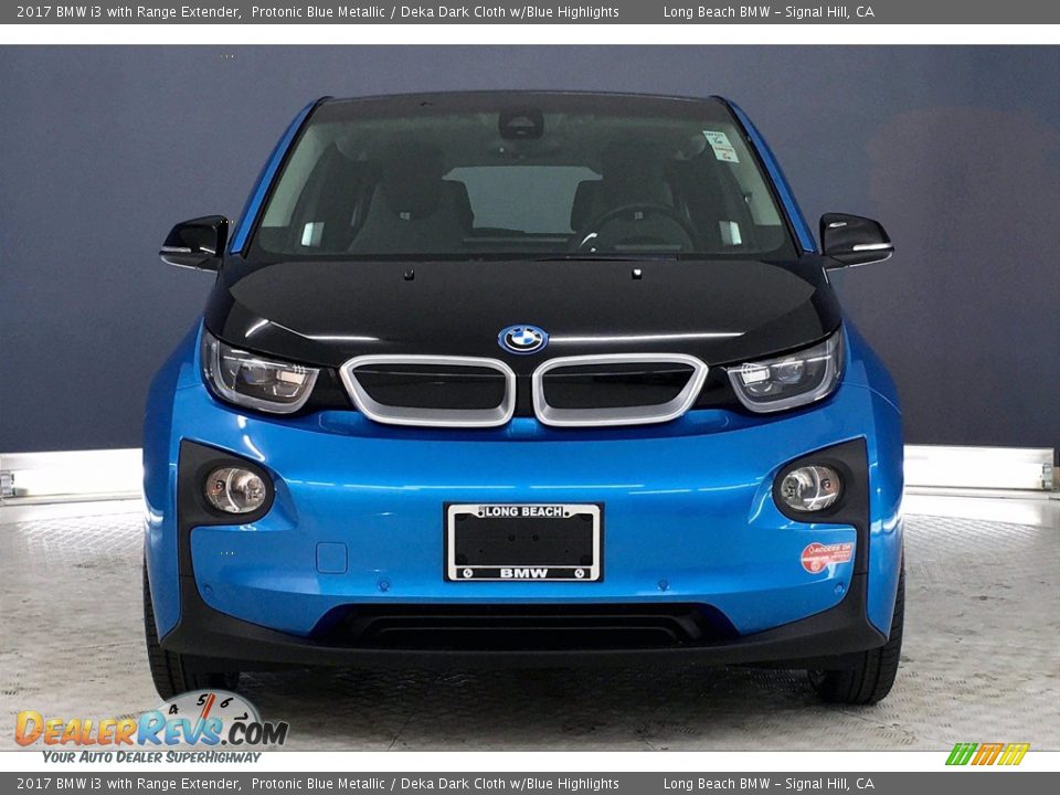 2017 BMW i3 with Range Extender Protonic Blue Metallic / Deka Dark Cloth w/Blue Highlights Photo #2