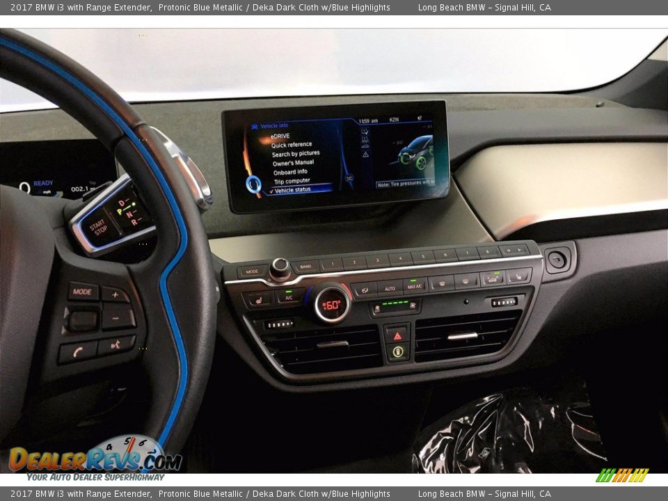 2017 BMW i3 with Range Extender Protonic Blue Metallic / Deka Dark Cloth w/Blue Highlights Photo #5