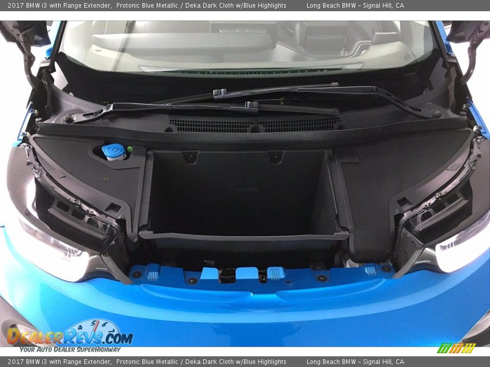 2017 BMW i3 with Range Extender Protonic Blue Metallic / Deka Dark Cloth w/Blue Highlights Photo #9