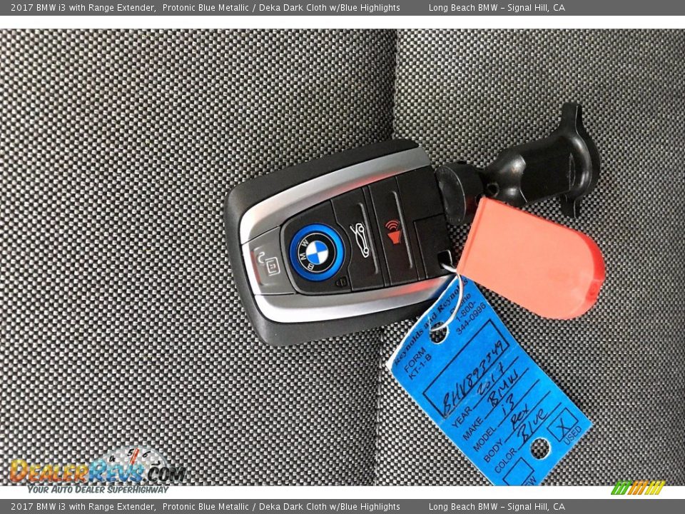 2017 BMW i3 with Range Extender Protonic Blue Metallic / Deka Dark Cloth w/Blue Highlights Photo #11